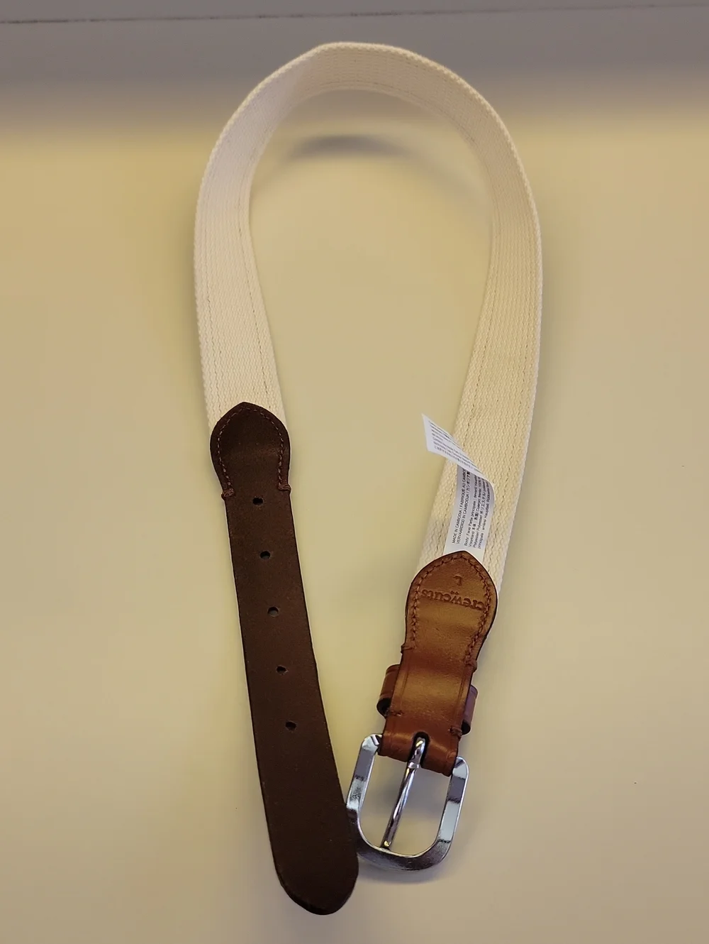 J. CREW CREWCUTS NAVY JELLYFISH RIBBON BOYS LARGE BELT